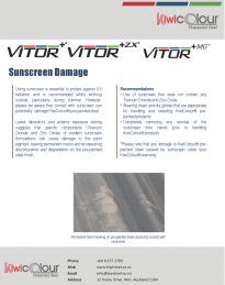 Sunscreen Damage